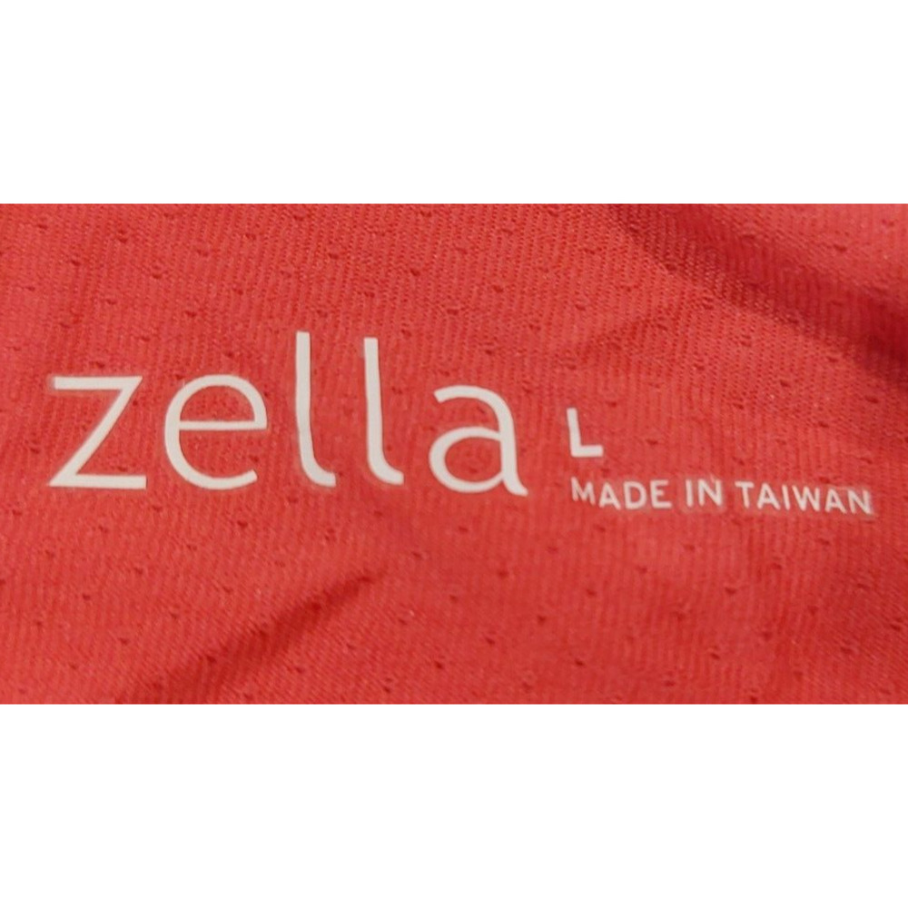 Zella Workout Tank Racerback Elastic Drawstring‎ Ruffle Bottom Size Lrg - Picture 4 of 6